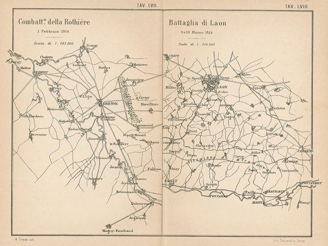 Combatt.o della Rothiere 1 Febbraio 1814 - Battaglia di Laon …