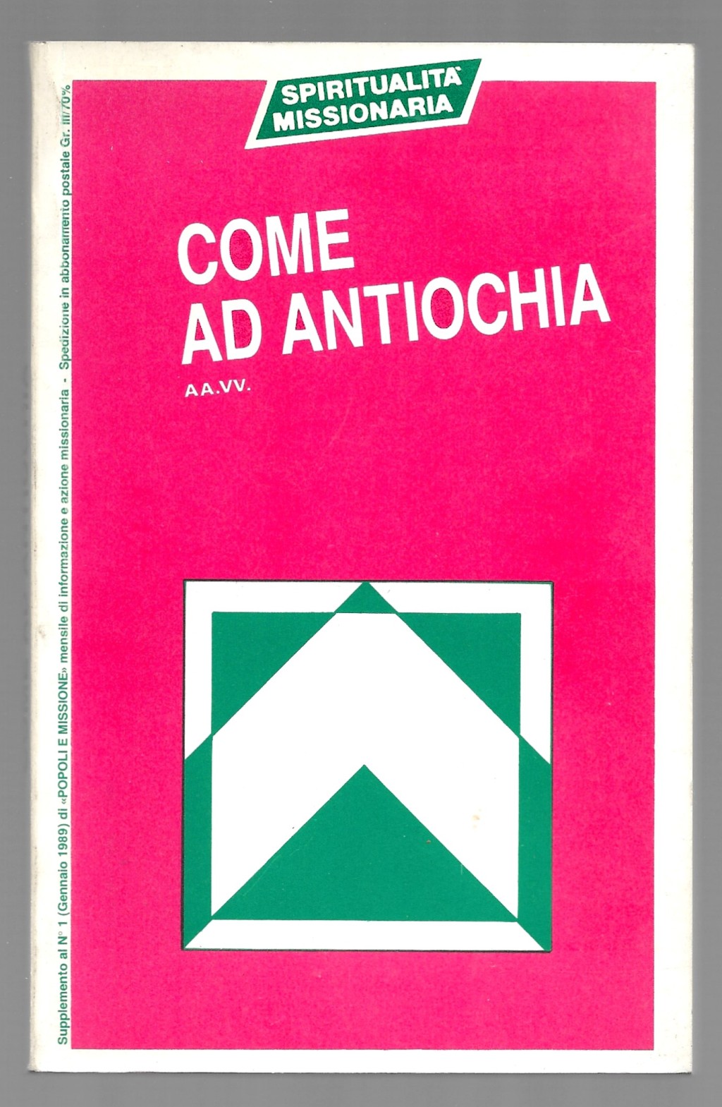 Come ad Antiochia