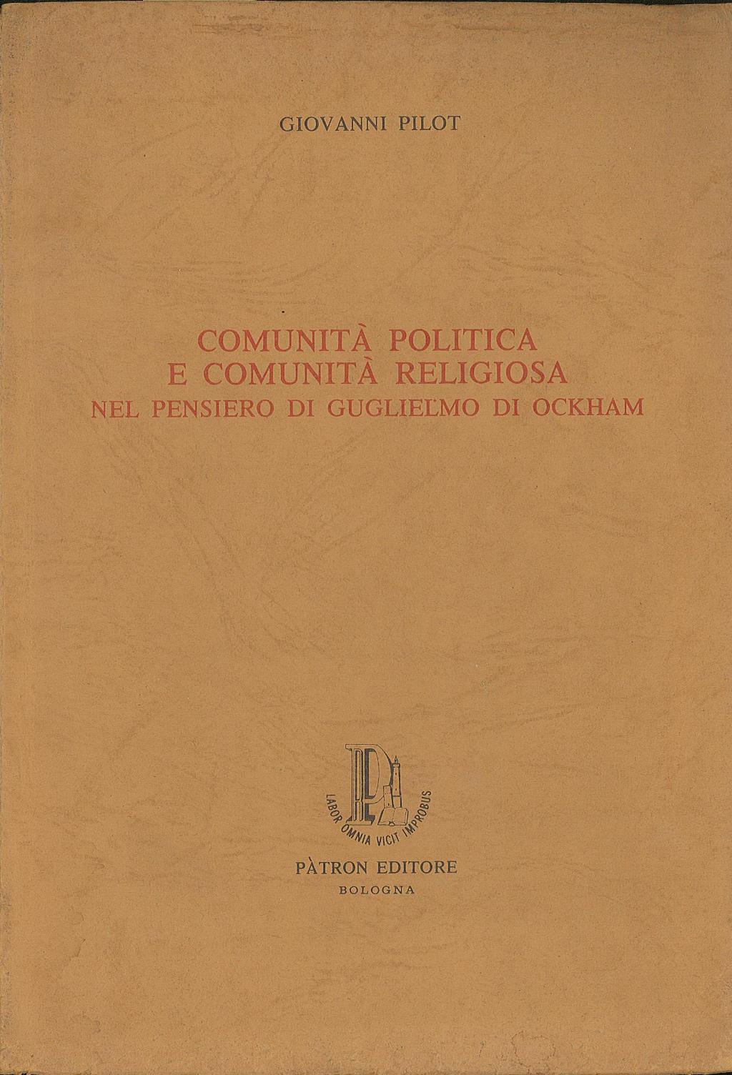 Comunità politica e comunità religiosa nel pensiero di Guglielmo di …