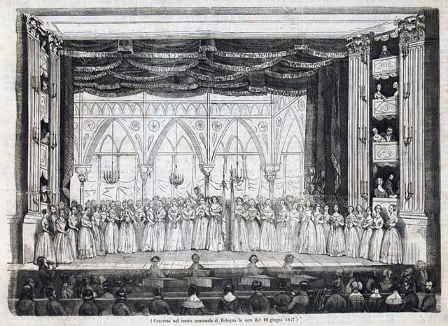 Concerto nel teatro comunale di Bologna la sera del 16 …