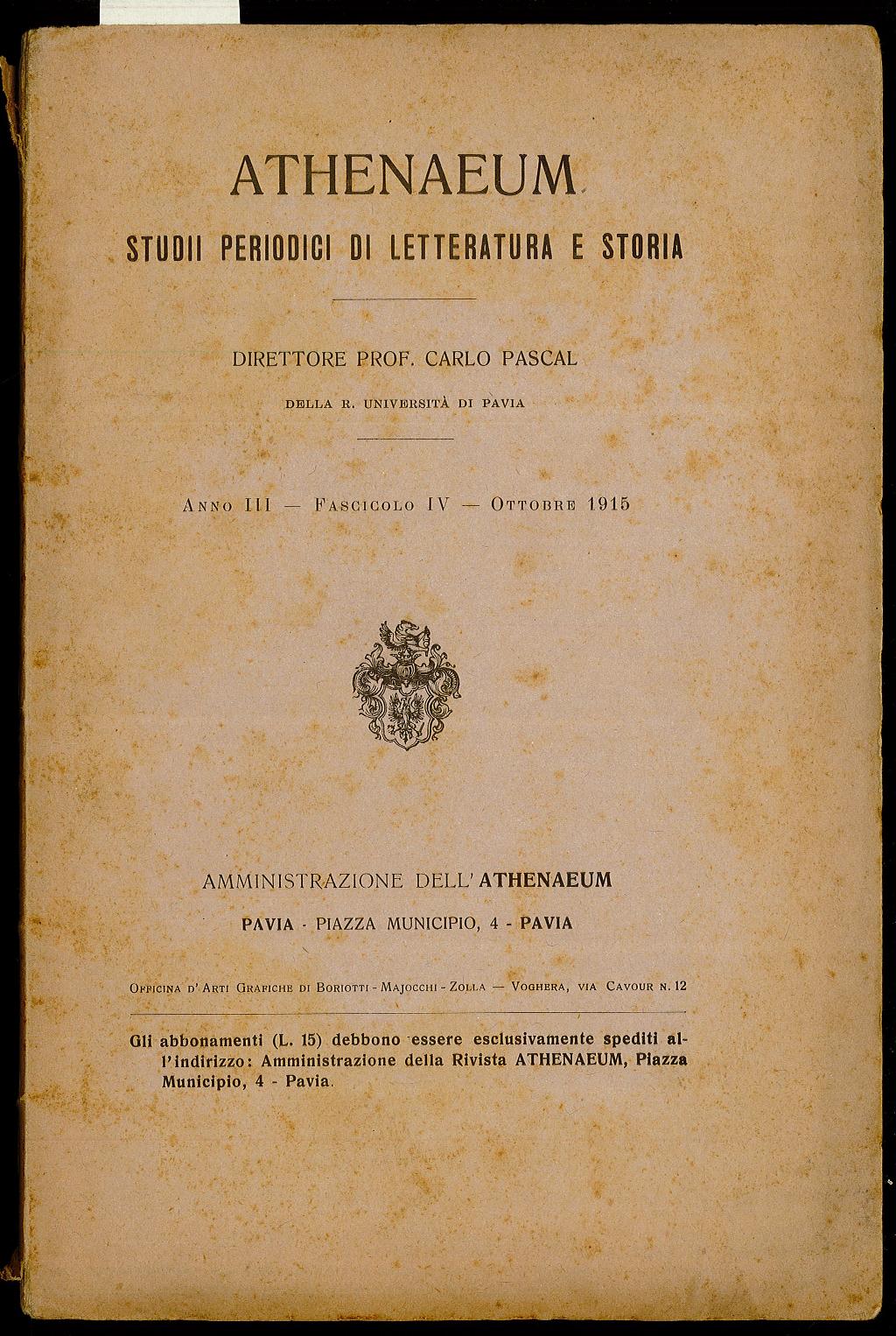 Concetto e fine della filosofia secondo gli autografi inediti di …