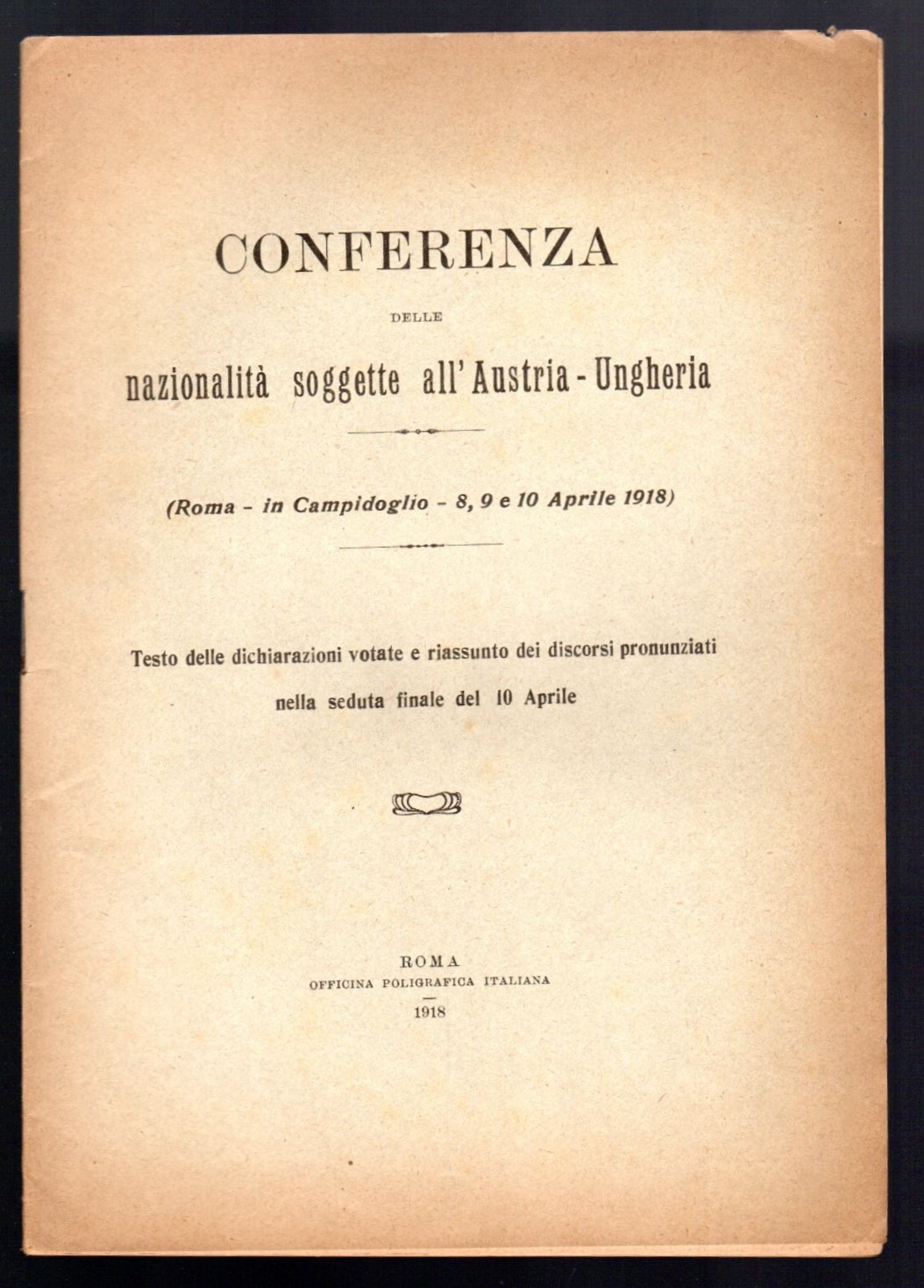 Conferenza delle Nazionalità soggette all'Austria-Ungheria