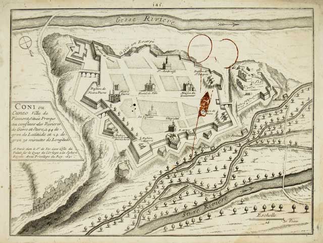 Coni ou / Cuneo Ville de / Piemont .