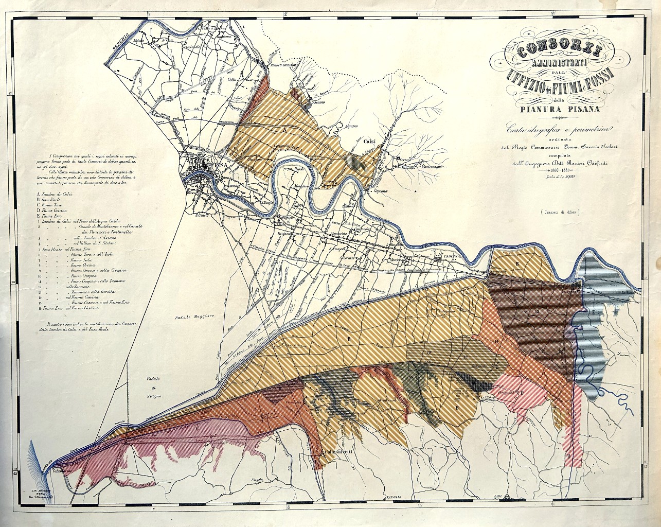 Consorzi Amministrati dall'Uffizio dei Fiumi e Fossi della Pianura Pisana