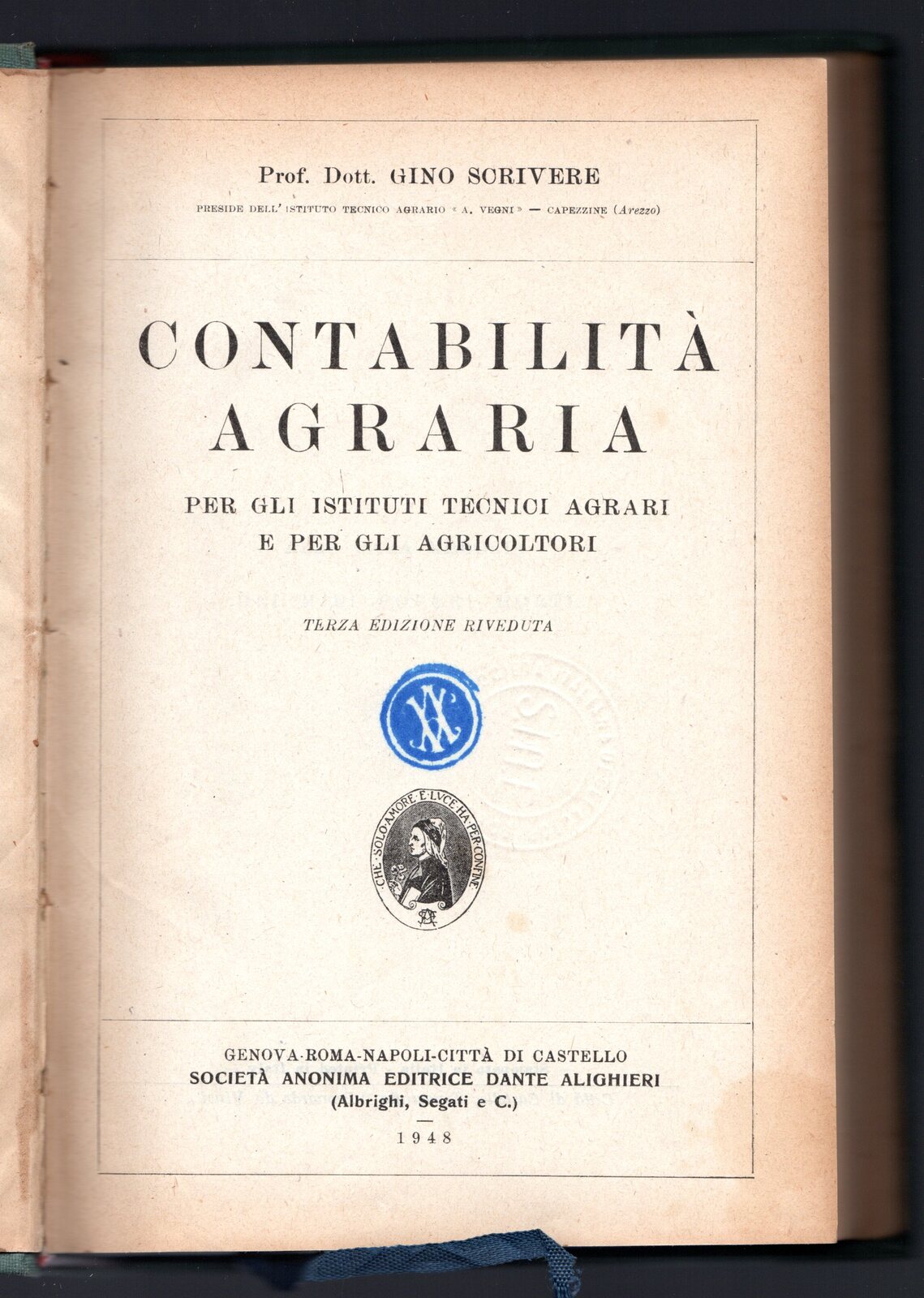 Contabilità agraria per gli Istituti Tecnici agrari e per gli …