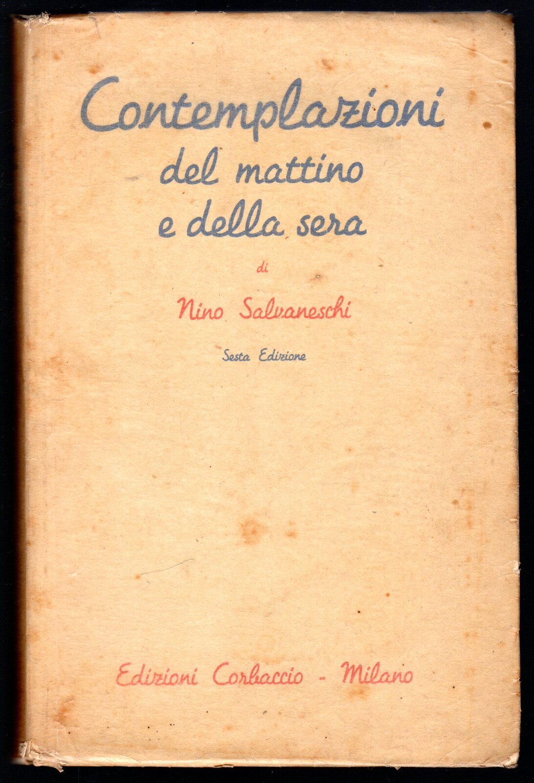 Contemplazioni del mattino e della sera