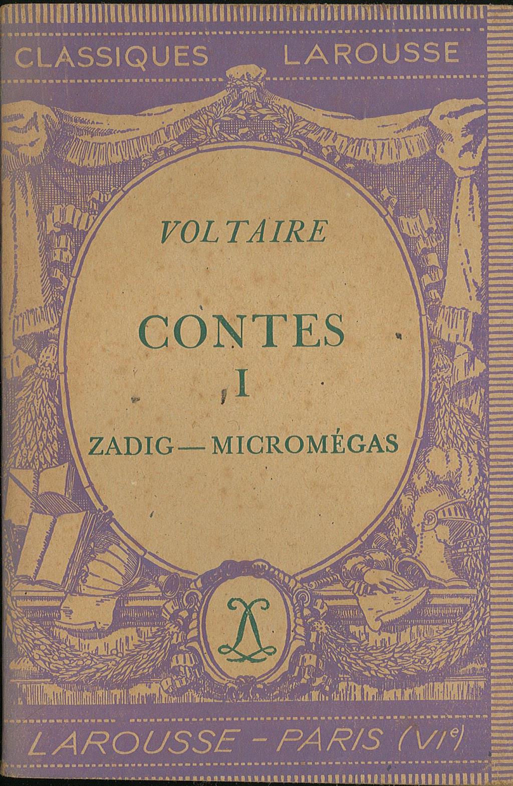 Contes I (Zadig - Micromegas)