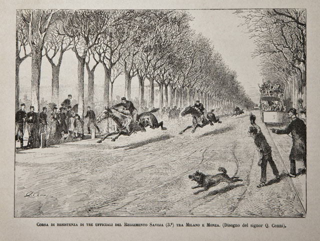 Corsa di resistenza di tre ufficiali del Reggimento Savoja tra …