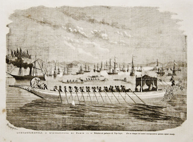 Costantinopoli.- L’investitura di Hamid II.- Ritorno al palazzo di Top-Capù
