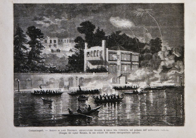 Costantinopoli / Arrivo di Lord Dufferin, ambasciatore inglese, e della …