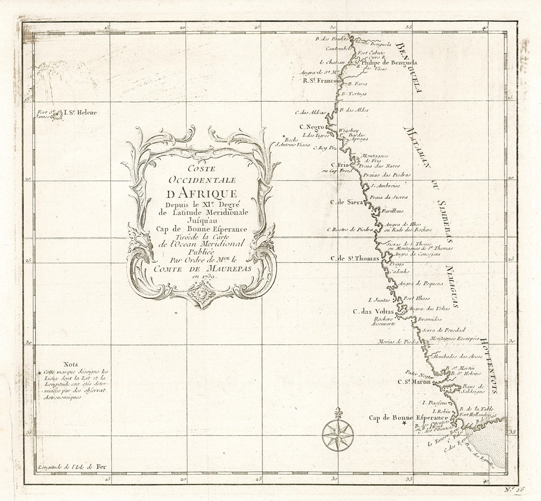 Coste Occidentale D'Afrique Depuis le XIe. Degre De Latitude Meridional, …