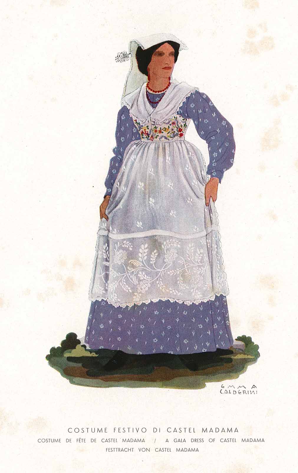 Costume festivo di Caste Madama