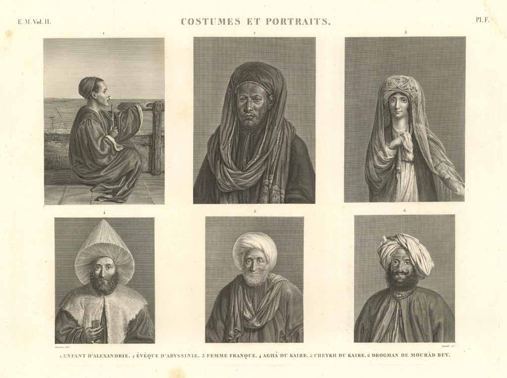 Costumes et portraits - Enfant d'Alexandrie - Eveque d'Abyssinie - …