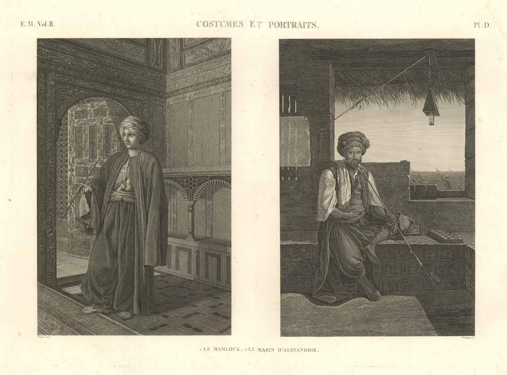 Costumes et portraits - Le mamlouk - Le marin d'Alexandrie