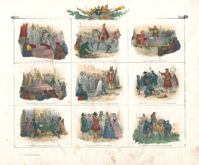 Couronnement de Pépin le bref