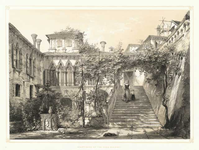 Court-yard of the Casa Salviati