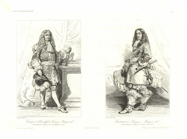 Crequi (Blanchefort-Francois, Marquis de) . - Castenau ( Jacques, Marquis …