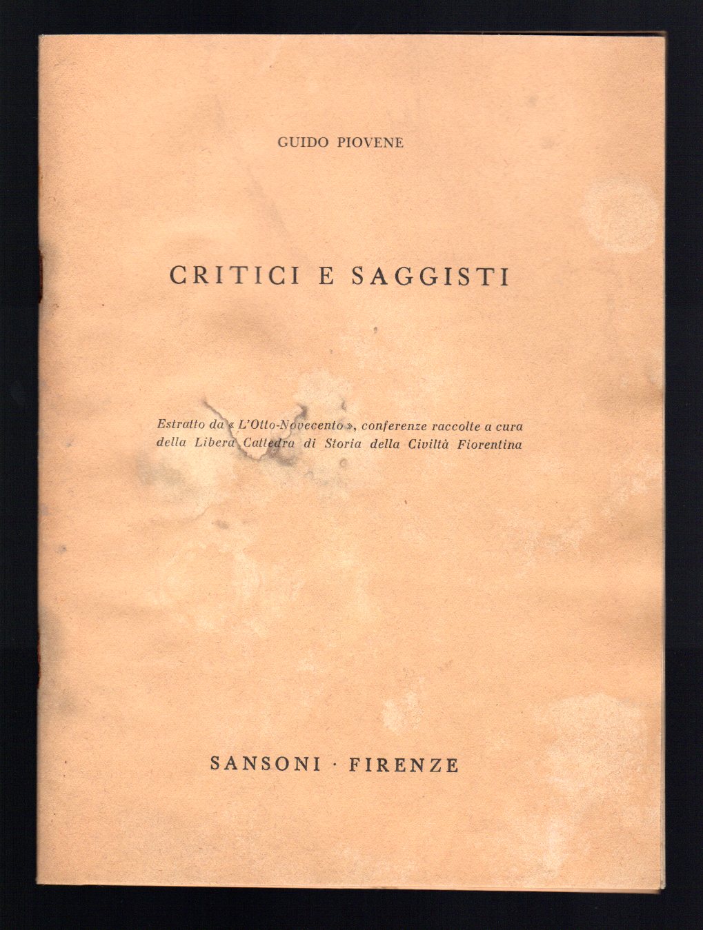 Critici e saggisti