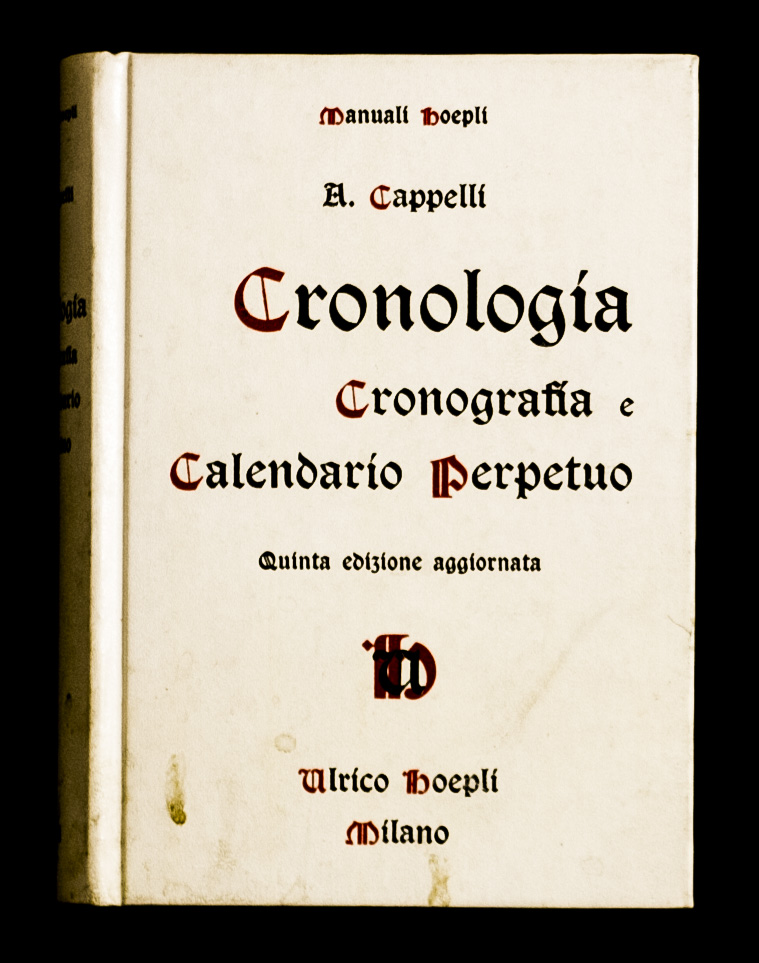 Cronologia, Cronografia e Calendario Perpetuo – Dal principio dell’era cristiana …