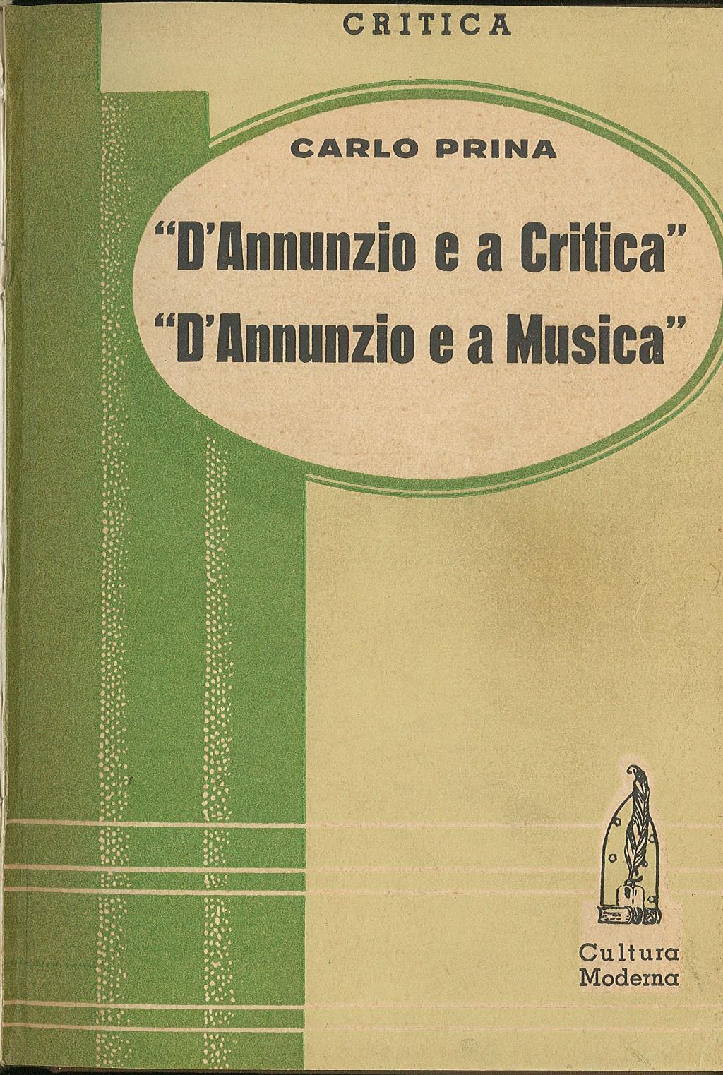 D'Annunzio e a Critica D'Annunzio e a Musica