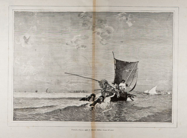 D’estate a Posilipo, quadro di Edoardo Dalbono