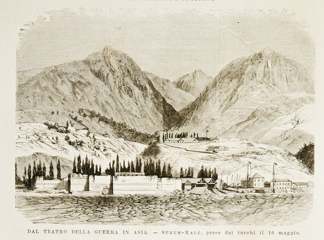 Dal teatro della guerra, in Asia.- Sukum-Kalè, preso dai turchi …