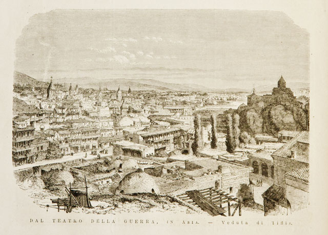 Dal teatro della guerra, in Asia.- Veduta di Tiflis