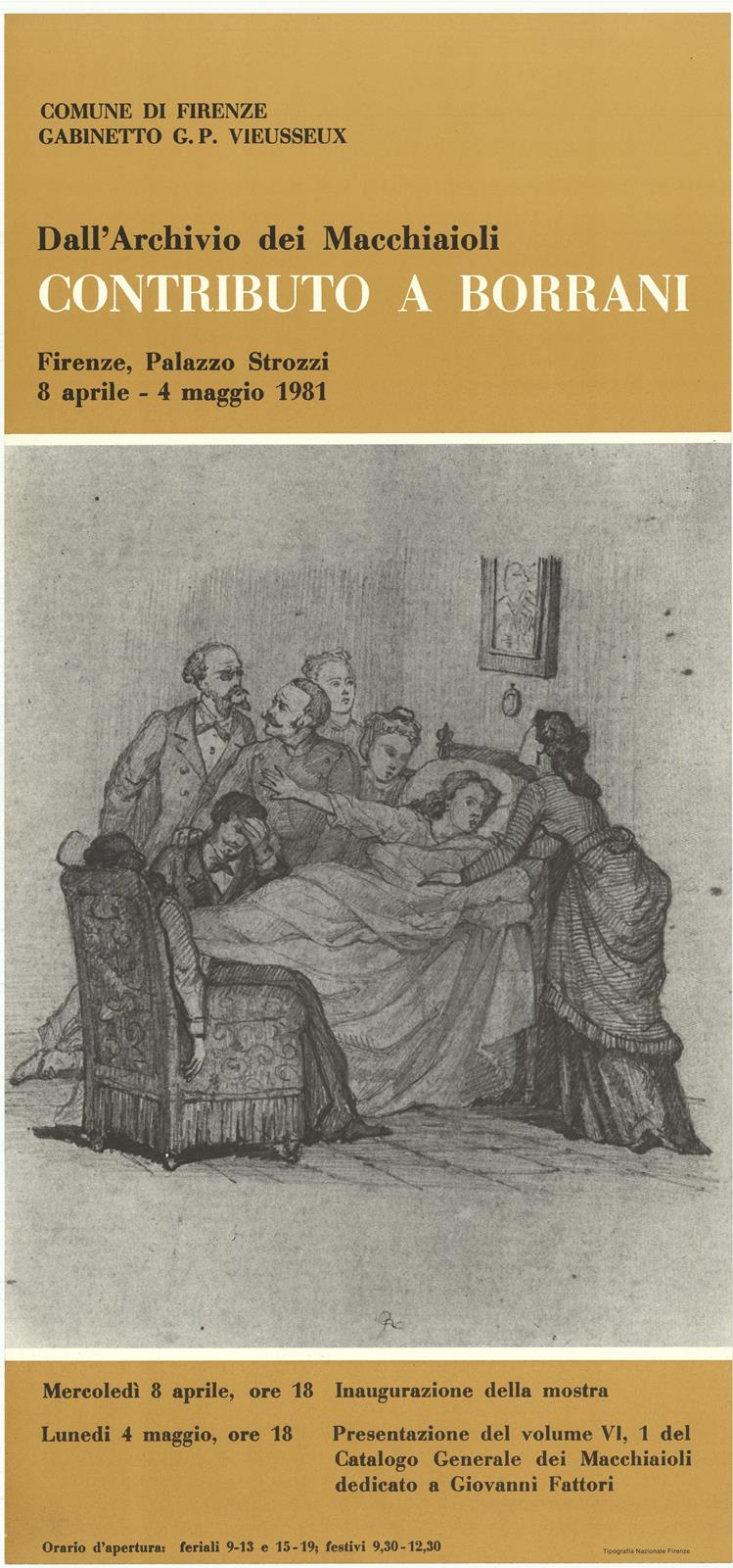 Dall'Archivio dei Macchiaioli contributo a Borrani