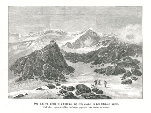 Das Kaiserin = Elisabeth = Schutzhaus auf dem Becher in …