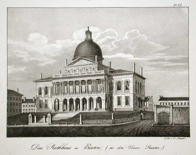 Das Rathhaus in Boston, ( in den Verein Staaten )