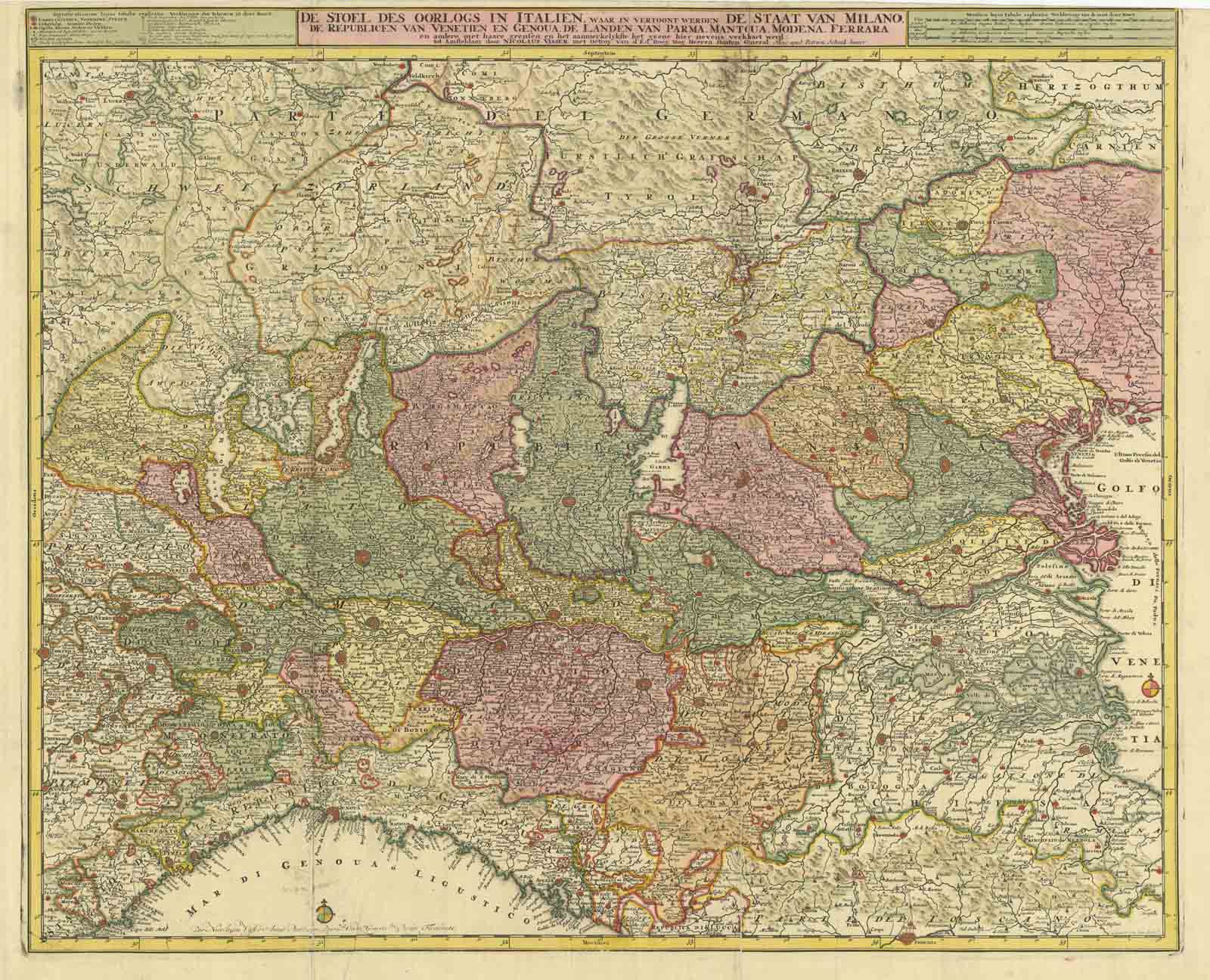 DE STOEL DES OORLOGS IN ITALIEN, WAAR IN VERTOONT WERDEN …