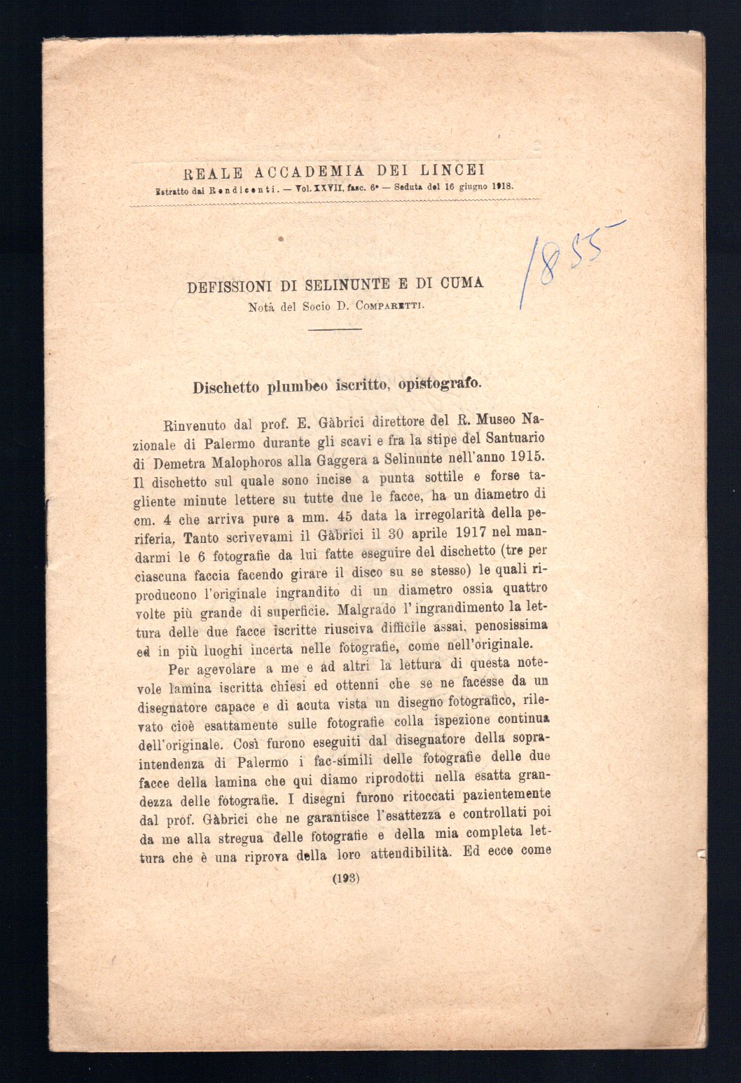 Defissioni di Selinunte e di Cuma