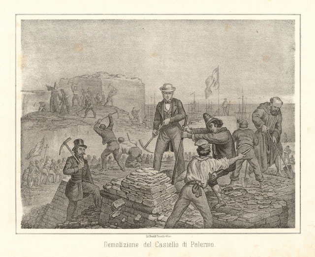 Demolizione del Castello di Palermo