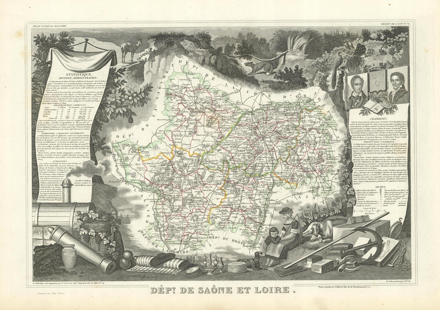 Dép.t de Saone et Loire