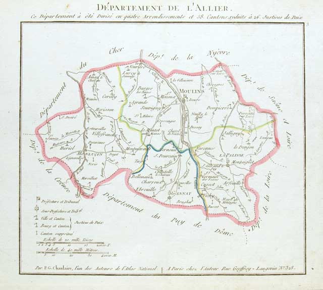 Département de l'Allier .