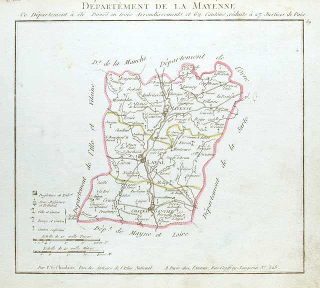 Département de la Mayenne .