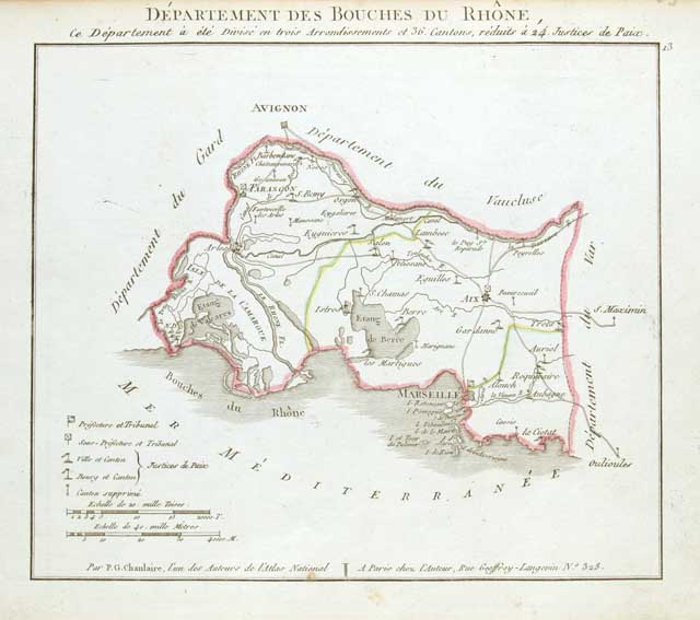 Département des Bouches du Rhone .