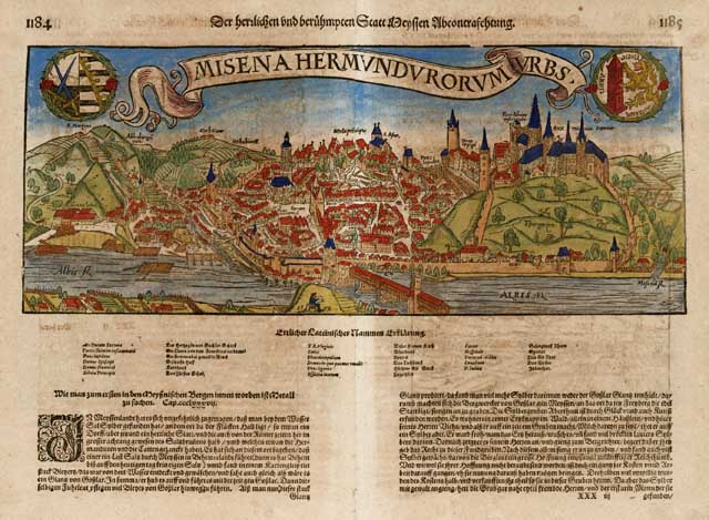 Der herrlichen und beruehmptem Statt Meissen Abcontrafehung