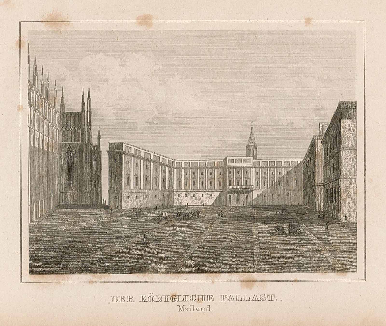 Der Konigliche pallast / Mailand