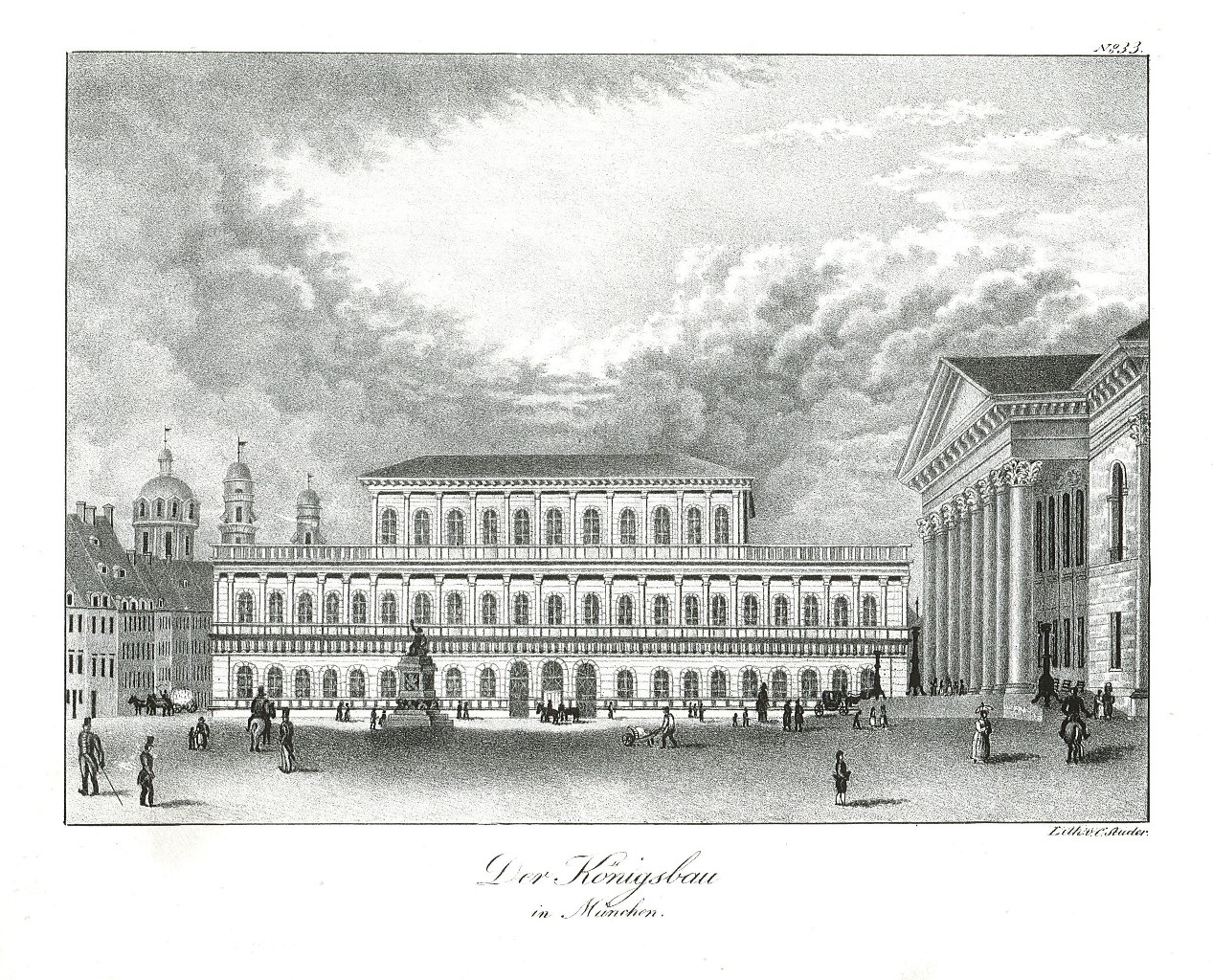 Der Konigsbau / in Munchen