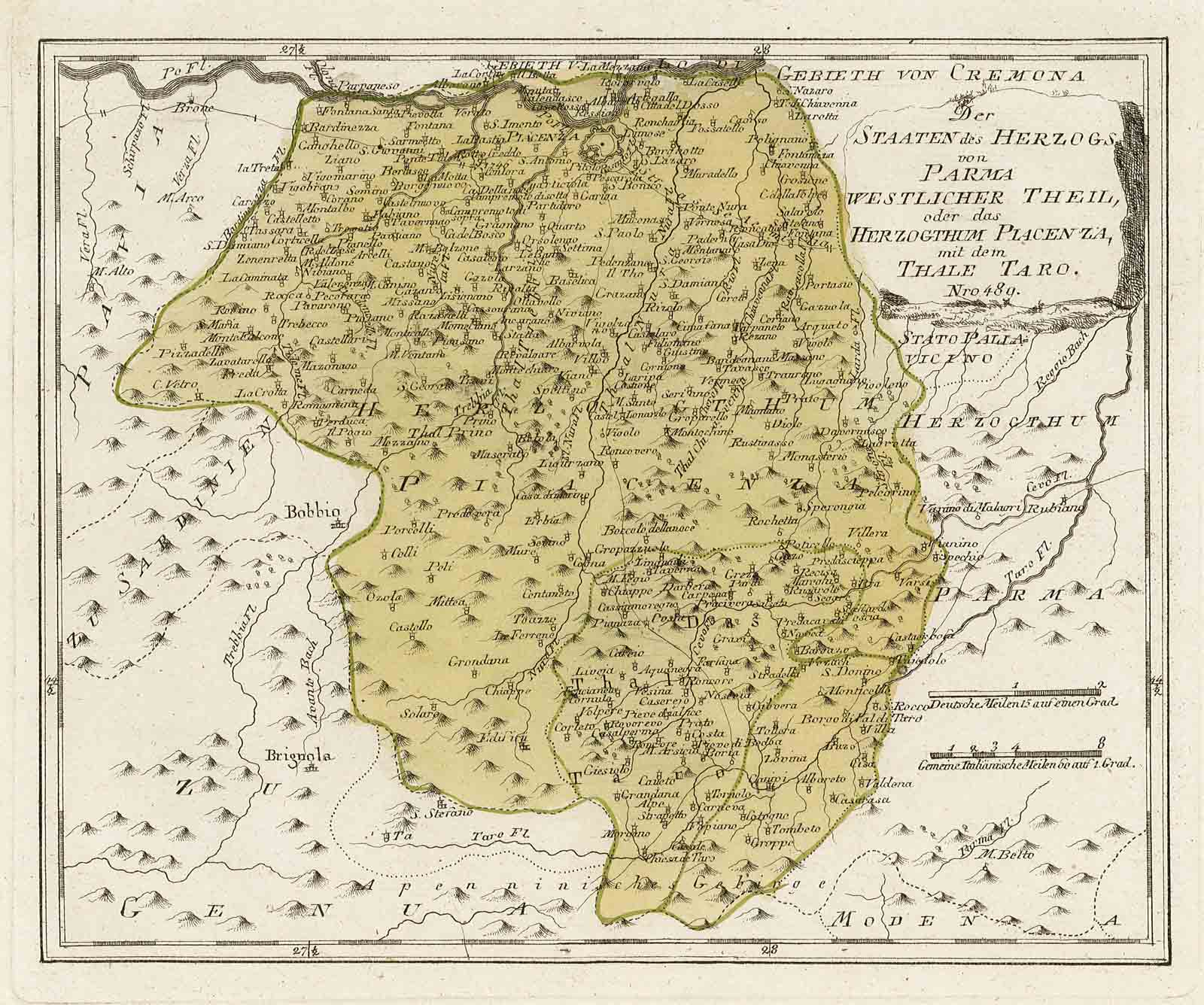 Der Staaaten des Herzogs von Parma westlischer Thail, oder das …
