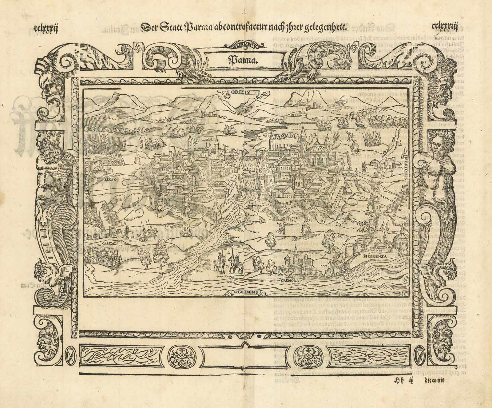 Der Statt Parma Abcontrafehtec.