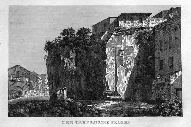 Der Tarpejische Felsen