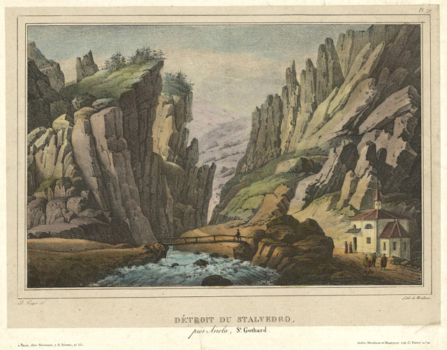 Détroit du Stalvedro pres Airola, St. Gothard