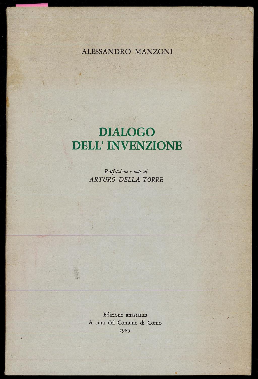 Dialogo dell'invenzione