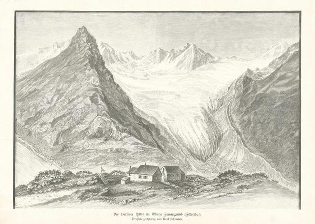 Die Berliner hutte im Obern Zemmgrund (Zillerthal)