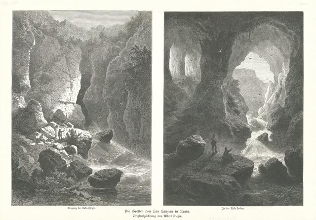 Die Grotten von San Canzian in Krain