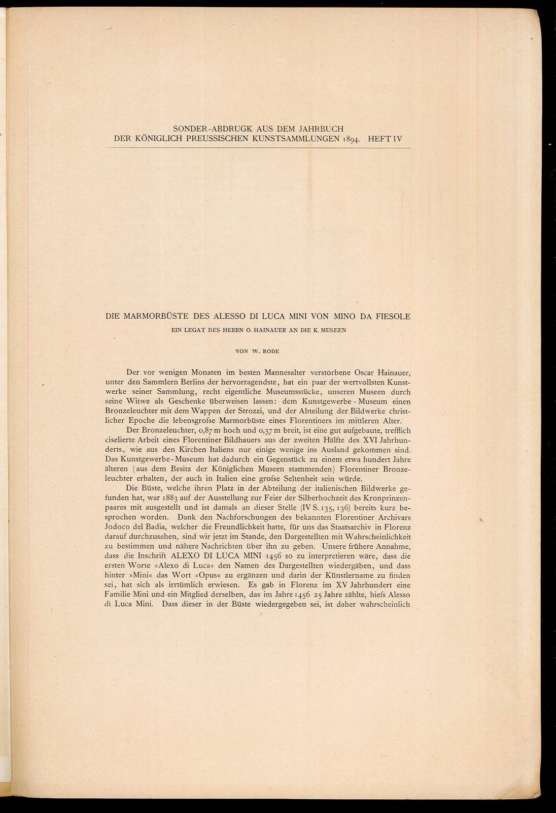 Die marmorbuste des Alesso di Luca Mini von Mino da …