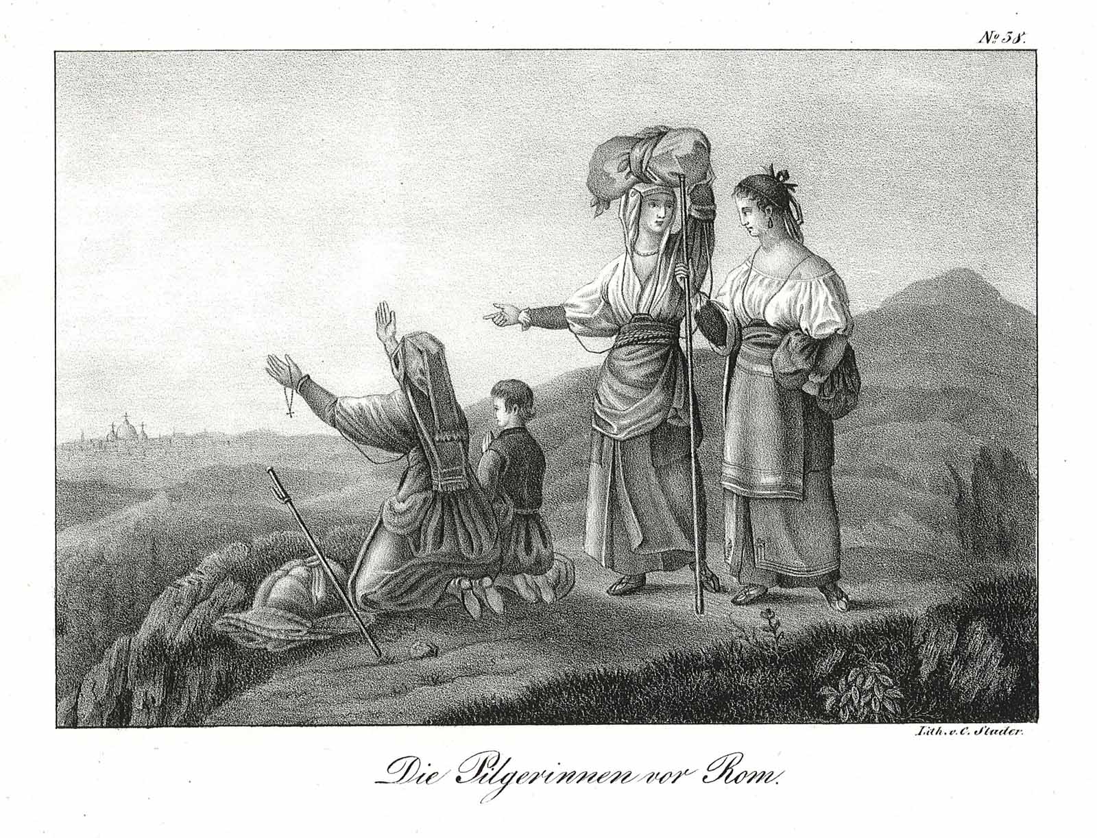 Die Pilgerinnen vor Rom