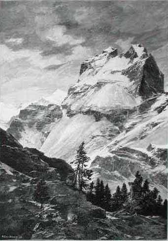 Die Roselewand im Pitzthal in den Oetzthaler Alpen